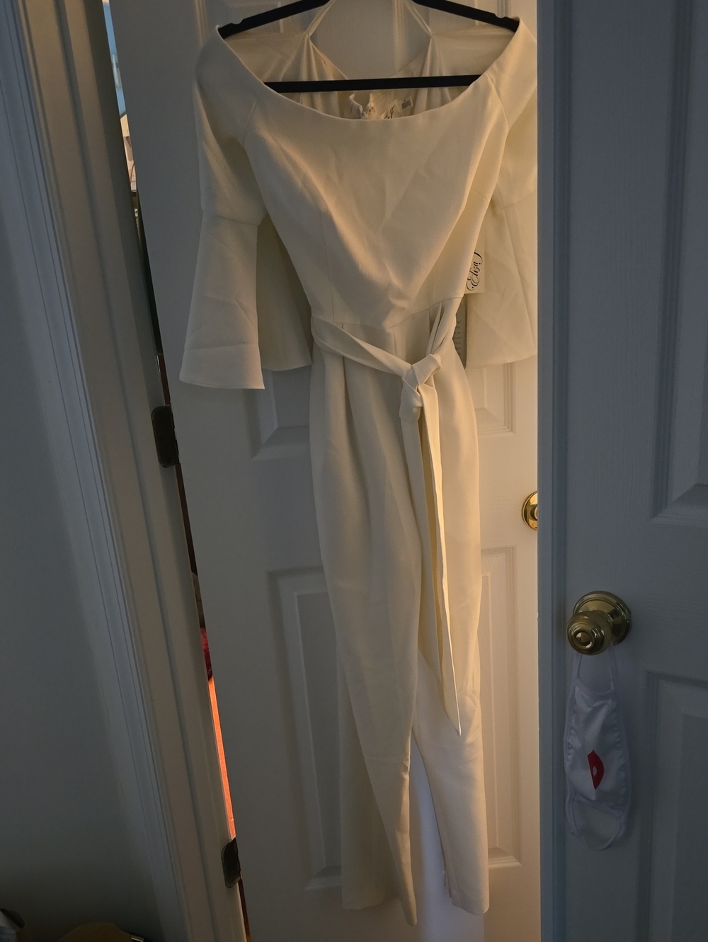 Eliza J Off Shoulder Jumpsuit